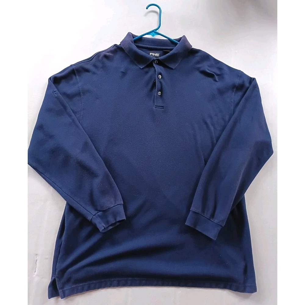 PING collection Golf Long Sleeve Polo Shirt (Men’s large) usa sun faded